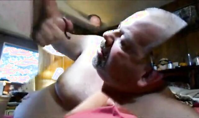 Fat Daddy Barebacks His Boy and Breeds Him