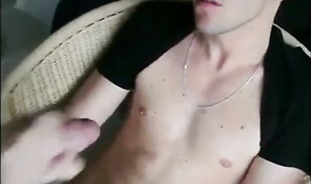 Big-Cock Handjob Twinks Stroke Each Other's Huge Cocks