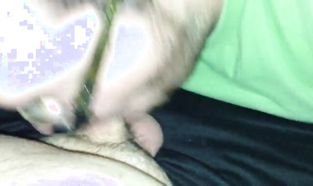 Chubby Guy Gives Blowjob in an Adult Theater