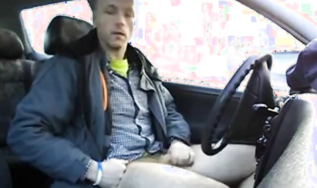 Wanking in the Car