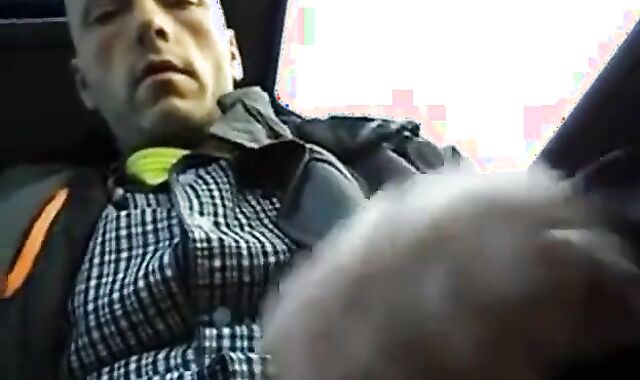 Wanking in the Car