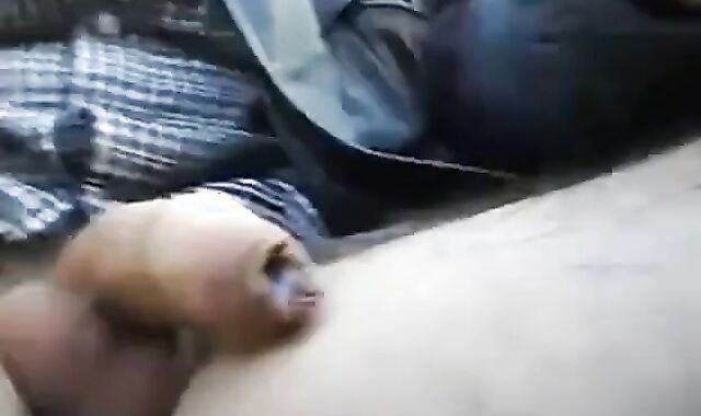 Wanking in the Car