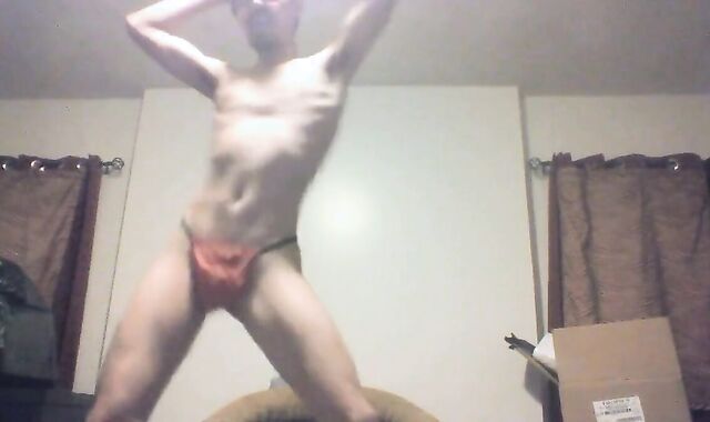 Skinny Asian Twink's Birthday Striptease