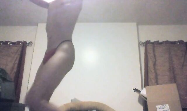 Skinny Asian Twink's Birthday Striptease