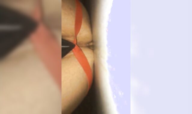 Cummy Hole Penetrated by a Skinny Sex Toy