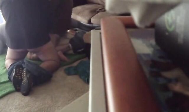 Bareback 3-Way: Young Hunk Takes It Raw from Daddy and Son