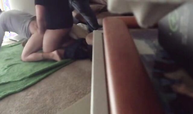 Bareback 3-Way: Young Hunk Takes It Raw from Daddy and Son