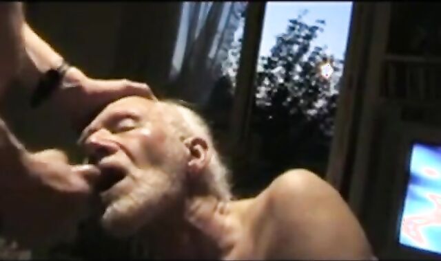 Grandpa Sucking Off a Hunk