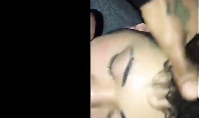 Chubby Latino Sucks Big Black Cock