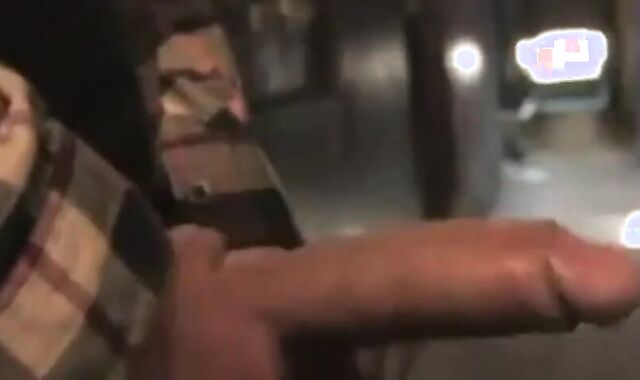 Monster Latin Dick Unveiled Outdoors