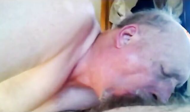 Grandpa Sucks Fat Old Cock