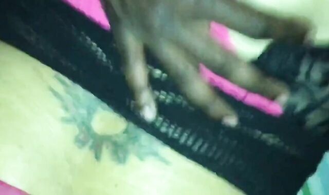 Black Crossdresser Takes Big Cock Bareback