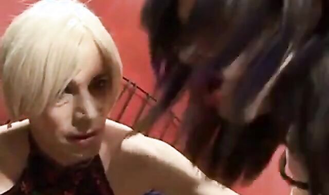 Group Sex with a Cross-Dressing Amateur