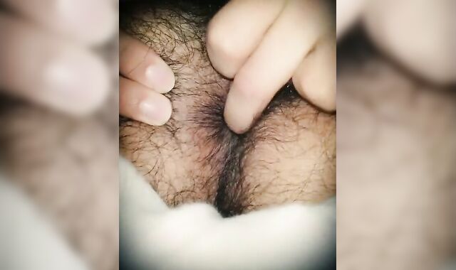 Hairy Bear Pleasures Himself