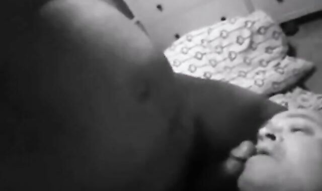 Daddy's Bareback Blowjob with Asian Bear