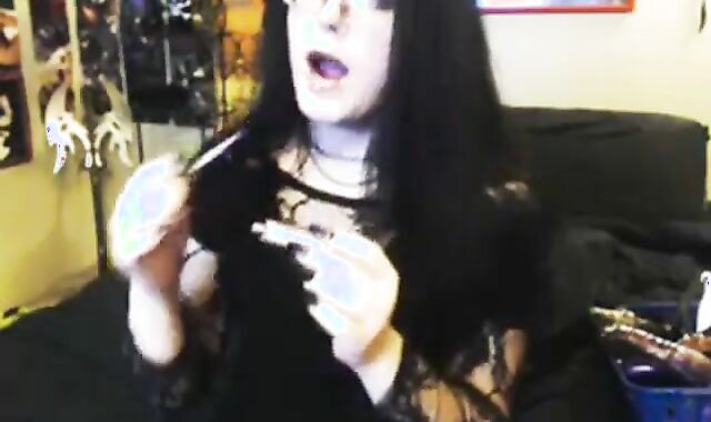 Twink Crossdresser on Webcam