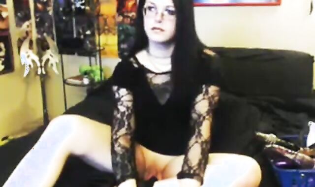 Twink Crossdresser on Webcam