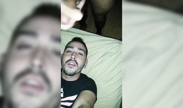 Hunk Latin Amateur Blowjob