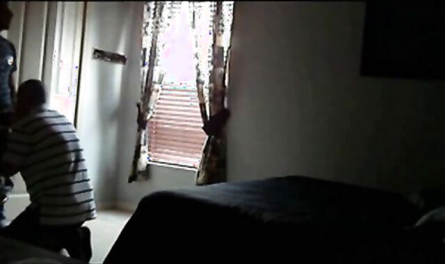 Latin Handyman Sucks Amateur Dick