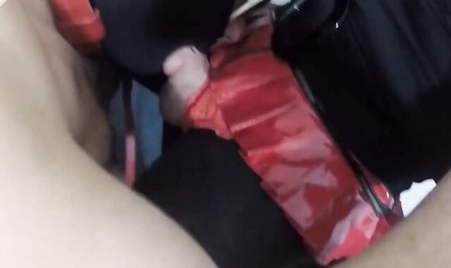 Submissive Crossdresser Sucks Mistress