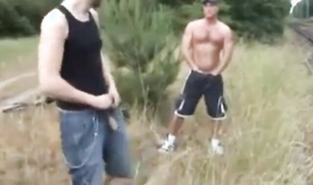 Outdoor Bear Fun on the Railroad