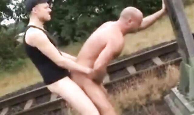 Outdoor Bear Fun on the Railroad