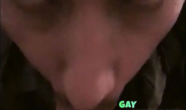 Big-Cock Blowjob in Naval Base: Amateur Military Boy Sucks and Swallows