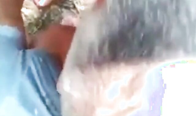 Mature Gay Bear Blowjob in the Woods