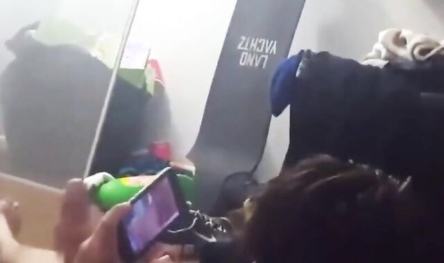 My Best Friend Lets Me Record Him Stroking His Big Cock