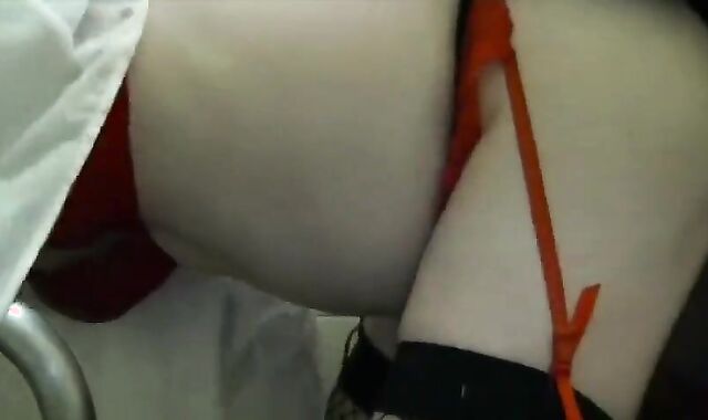 Asian Crossdresser Amateur Gets It in a Public Restroom