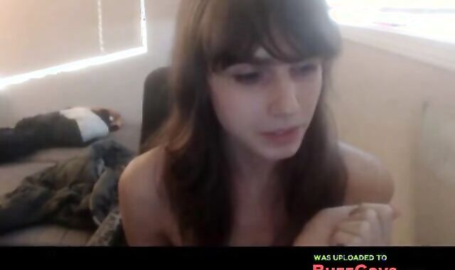 Femboy Alice Cums Hard on Webcam