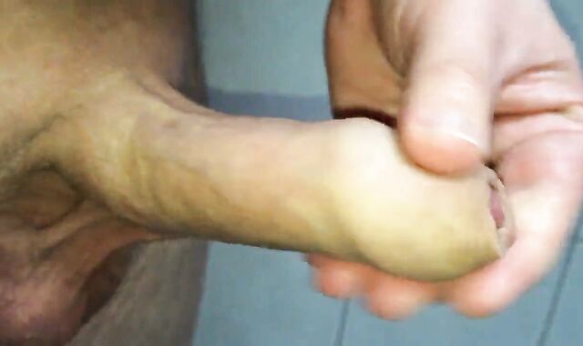 Uncut Cock Cums 3 Times in a Row