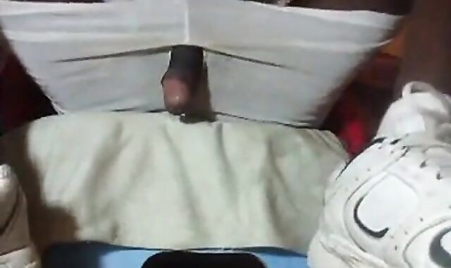 Big Black Cock Strokes His Meat Solo