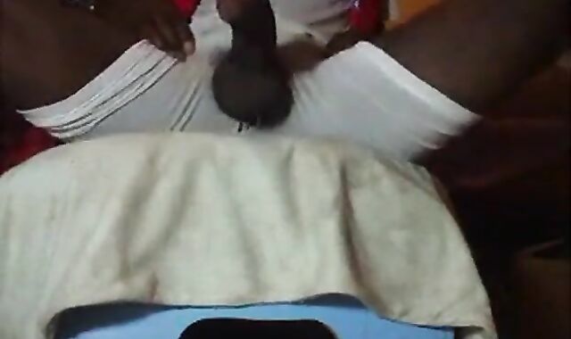 Big Black Cock Strokes His Meat Solo
