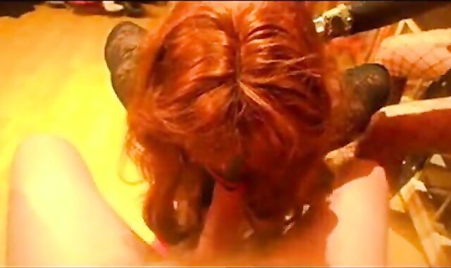 Kinky Crossdresser Bareback Session with Vanessa and Lady Eva