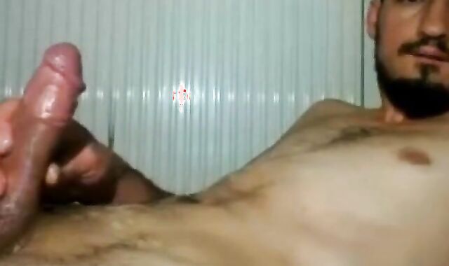 Big-Cock Turkish Guy Cums Like a Fountain
