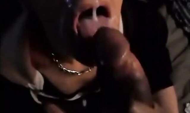 Big Cock Blowjob and Handjob Facial