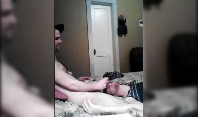 Mouth Filled by Thick Cock