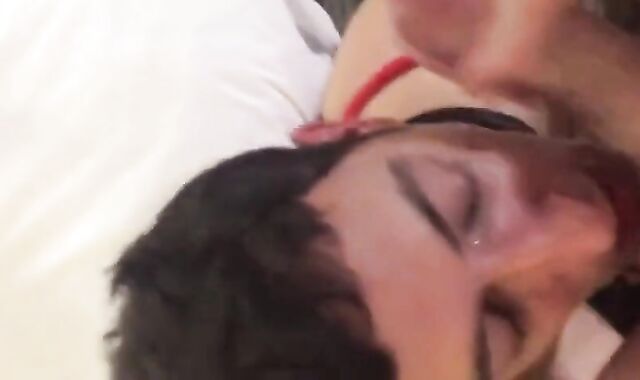 Daddy Feeds His Load to Hungry Twink Cumslut