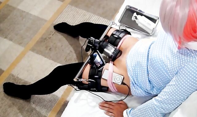 Cyclone Crossdresser Plays with Sex Toy