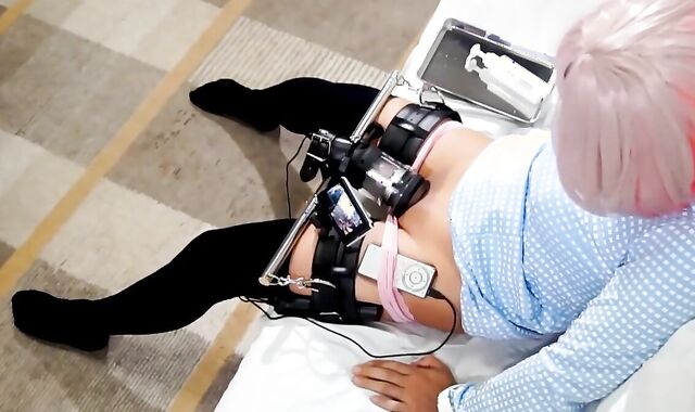 Cyclone Crossdresser Plays with Sex Toy