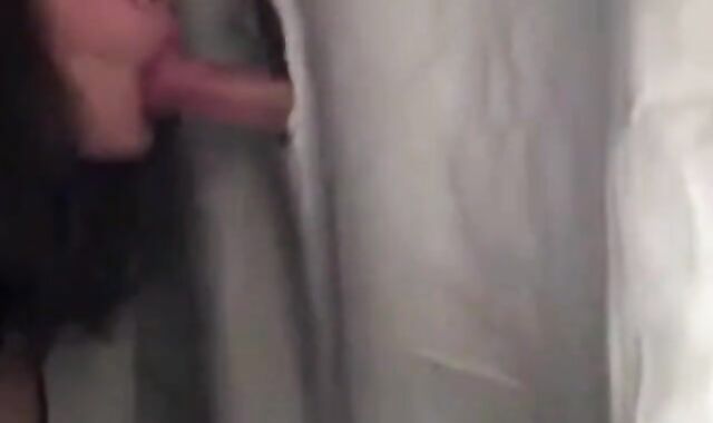 Glory Hole Suck with a Crossdresser Twist