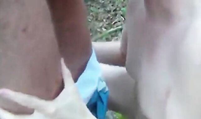 Masturbating in the Woods