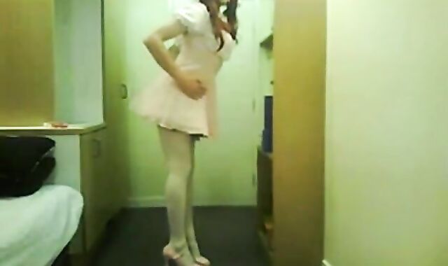 Sissy Twink Amateur Crossdresser Fun
