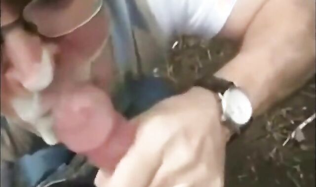 Sucking Cock in the Woods