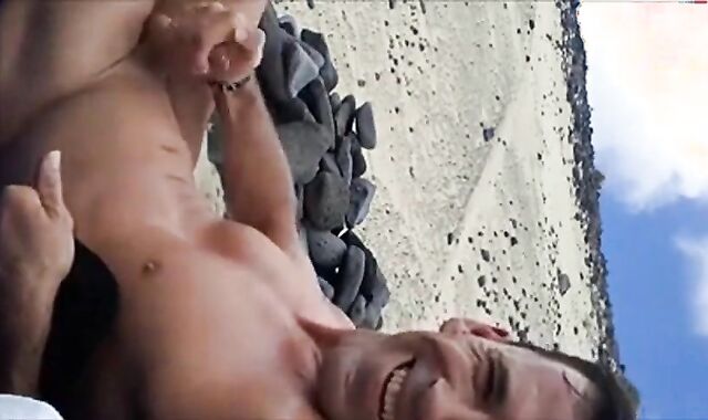Spanish Beach Masturbation