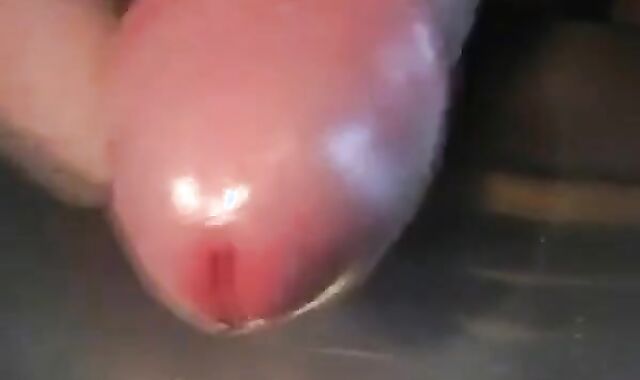 Uncut Foreskin Close-up: Jerk-off and Cum