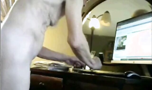 Skinny Grandpa Strokes