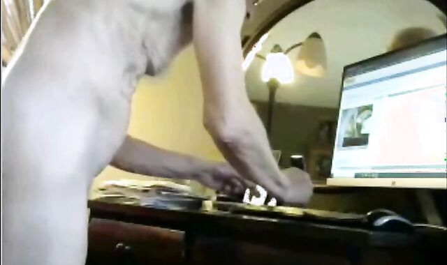 Skinny Grandpa Strokes