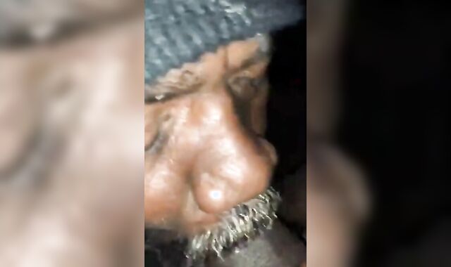 Homeless Guy Sucks Amateur Cock 2